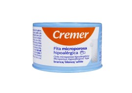 Fita Micropore Branca Hipoalérgica Para Pele Sensível - 2,5 Cm X 10 Metros - Cremer